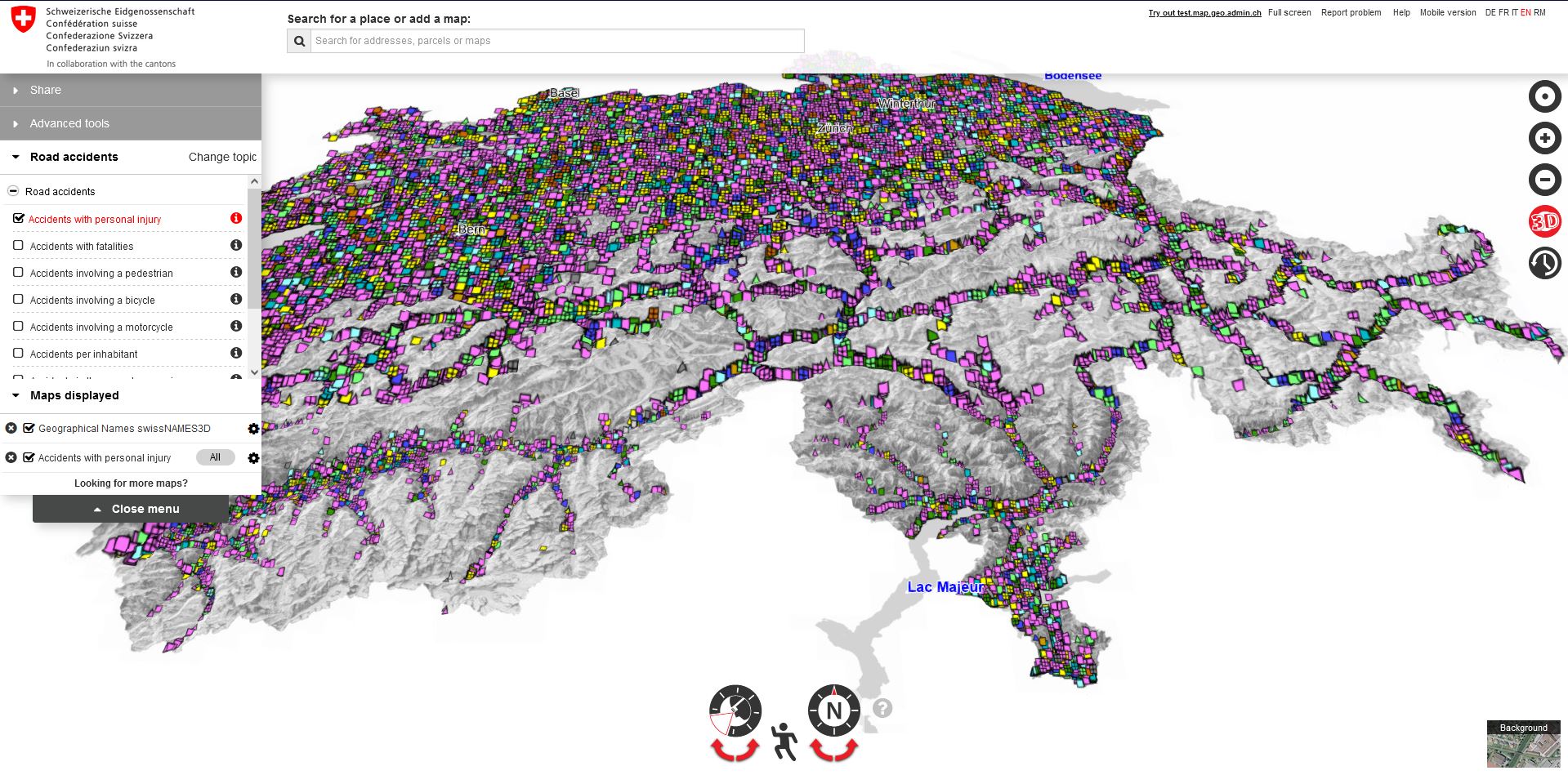 swiss dashboard